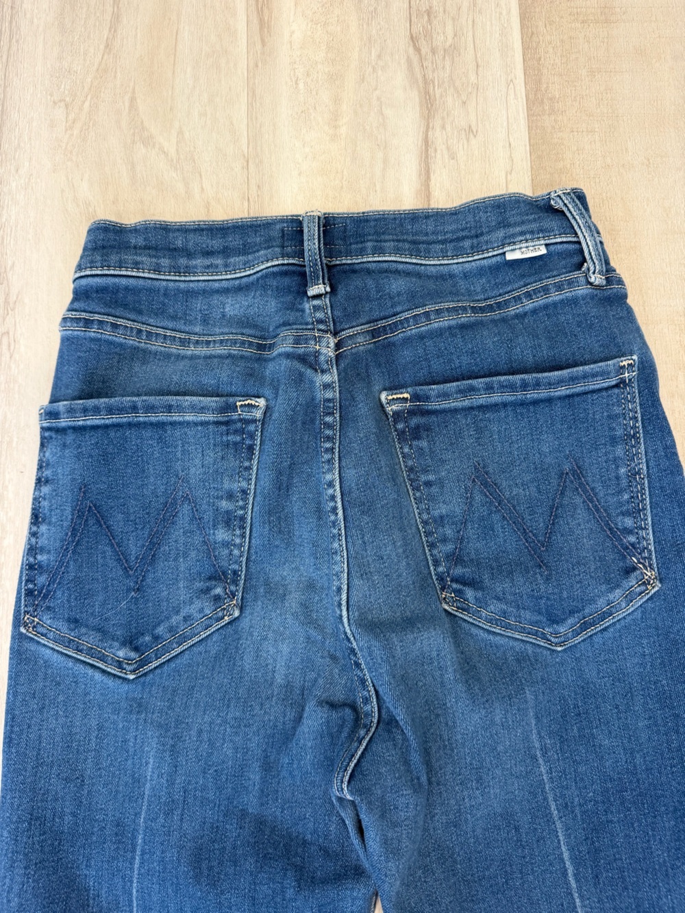 Mother The Pixie Rider Ankle High Rise Button-Fly Women's Jeans - Picture 8 of 13